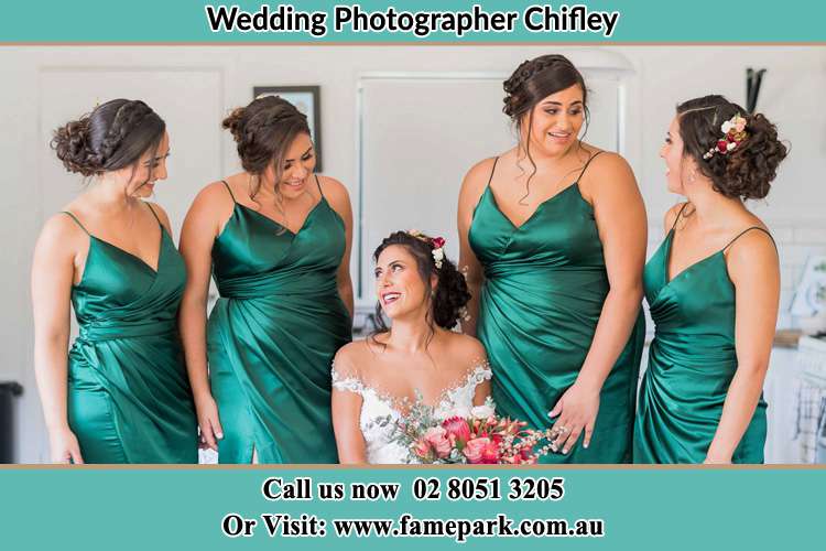 Photo of the Bride and the bridesmaid Chifley NSW 2036